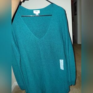 A Lot of Two Old Navy V Neck Sweaters